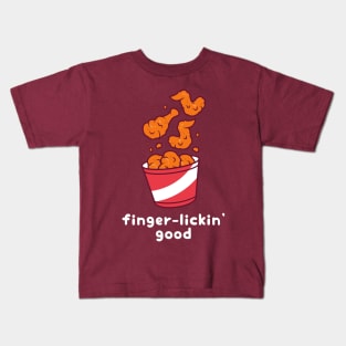 Finger-Lickin' Good Fried Chicken Kids T-Shirt